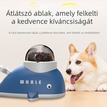 Little Whale automatikus etető macskáknak — interaktív játék pedállal