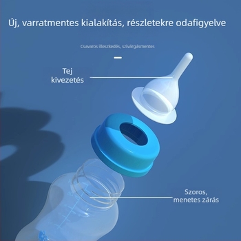 Tejesüveg kiscicáknak és kölyökkutyáknak, etetőcumival macskáknak és kutyáknak