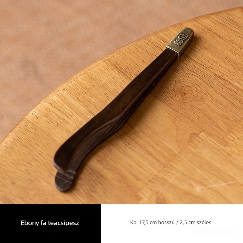 Fából készült teáskanál és spatula, teás készlet, tealevél kanál, teaceremóniához tartozó kiegészítők