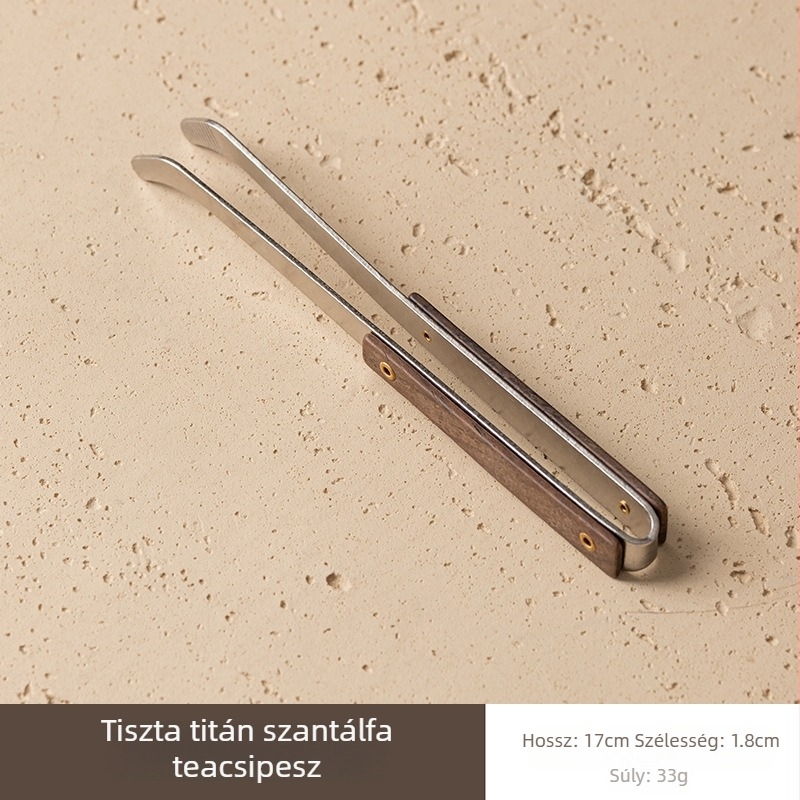 Tiszta titán teacsipesz – elegáns teaceremóniához való kiegészítő