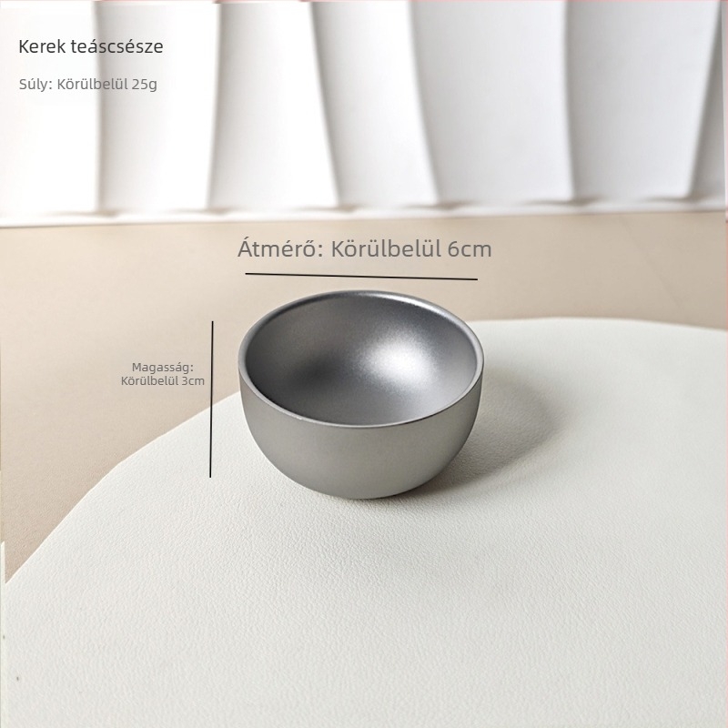 Titánium teaclip és csipesz, 2 mm vastagság, teaceremónia kiegészítők, otthoni használatra, csúszásmentes csésze-klipsz, teakeverő eszköz