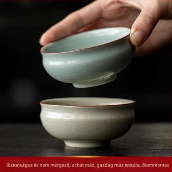Ruyao teáscsésze, mestercsésze, egységes csésze, Jian ware kerámia teáscsésze Gongfu teához, személyes használatra