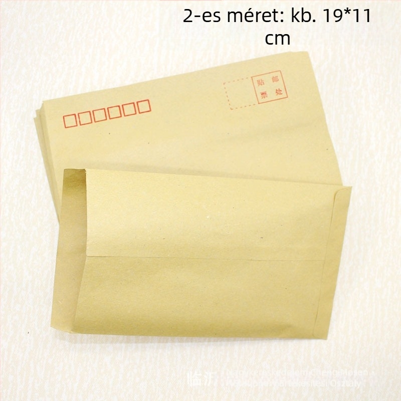 Kraftpapír borítékok – méretek 2, 6, 7