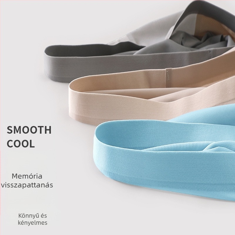 Férfi Ice Silk boxer alsó, antibakteriális ágyéktáji rész, légáteresztő, vékony, hűsítő