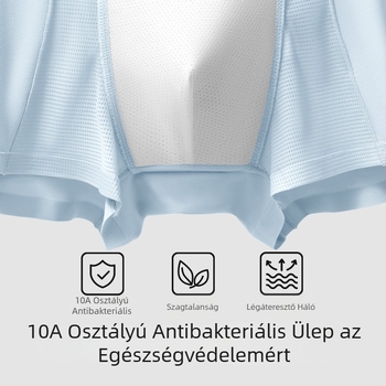 Férfi modalból készült varrat nélküli boxer brief, lélegző hálós szövettel, 2025 modell