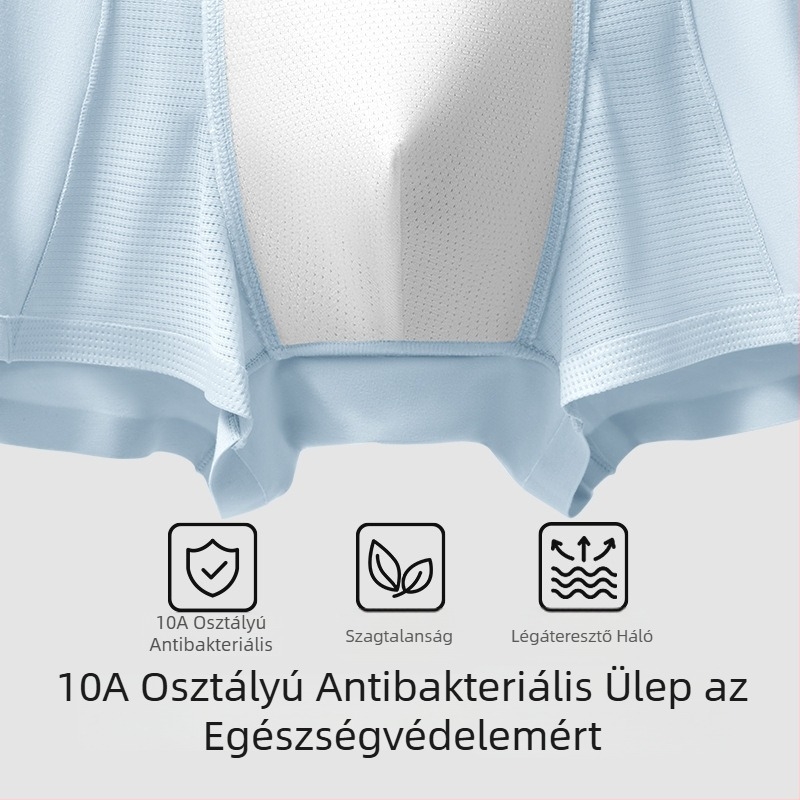 Férfi modalból készült varrat nélküli boxer brief, lélegző hálós szövettel, 2025 modell