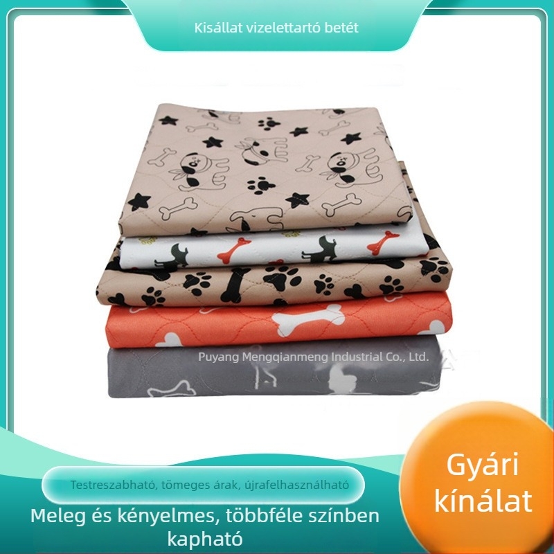 Háziállatok számára 3 rétegű vízálló PVC vizelet alátét, újrahasználható és mosható