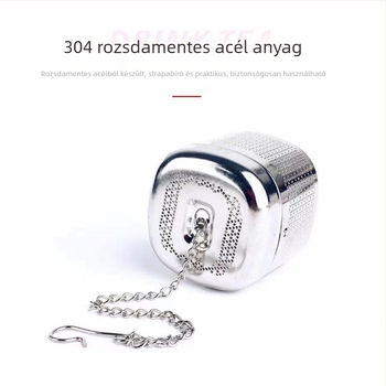 304 rozsdamentes acél teafilter és levélfilter a tea készítéséhez