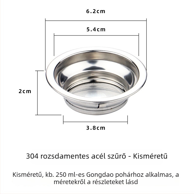 Üvegből készült egyenes testű teáskészlet otthoni teafőzéshez, rozsdamentes acél szűrővel és teás osztóval, kung fu teáskészlet