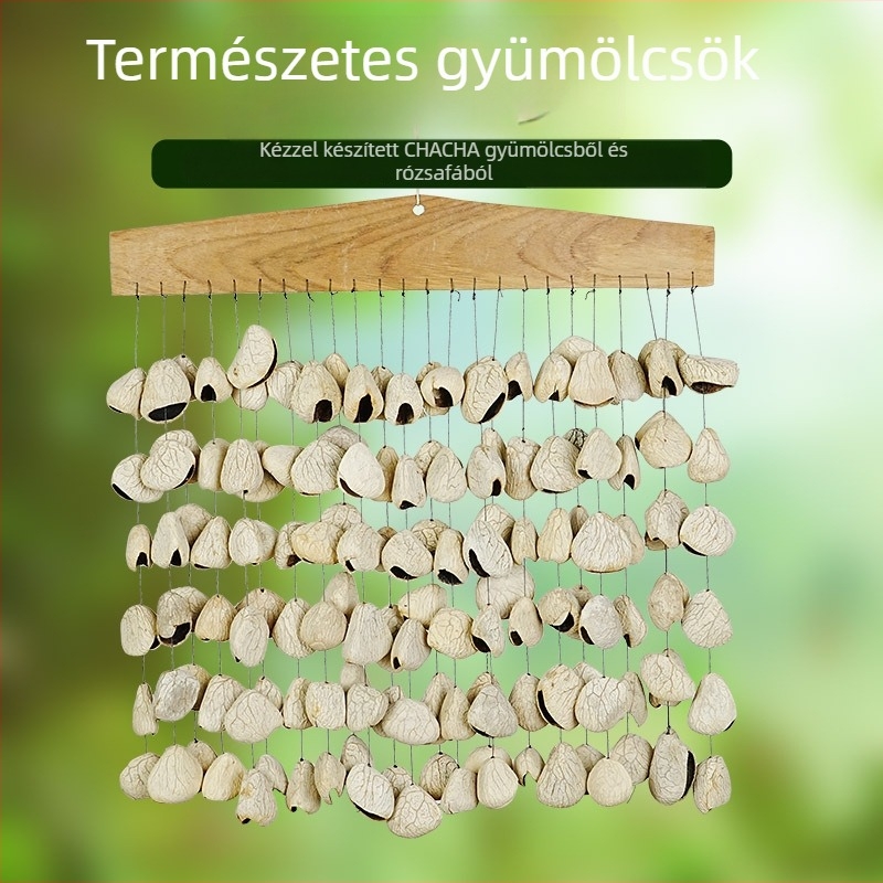 Kézi harang és bambusz szélcsengő meditációhoz és jógahoz — hangterápiás hangszer
