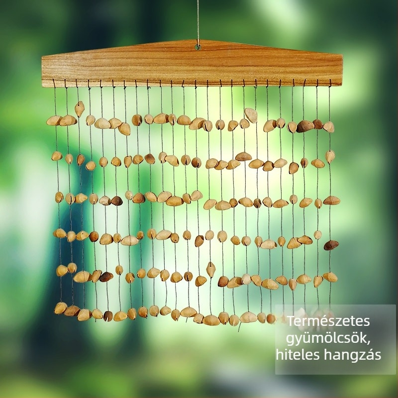 Kézi harang és bambusz szélcsengő meditációhoz és jógahoz — hangterápiás hangszer