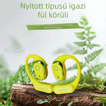 Wopin OWS13 vezeték nélküli Bluetooth fülhallgató, csontvezetéses technológiával, nyitott sport dizájn, érintéses vezérlés