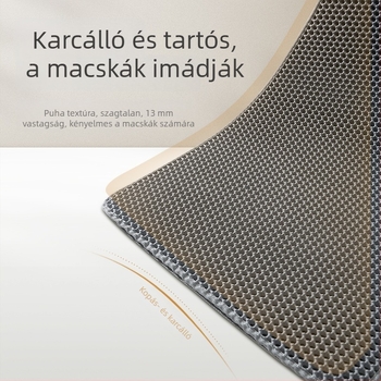 Eva kétszenes macskaalom-matta, mosható, csúszásmentes, homokszűrő, kopásálló