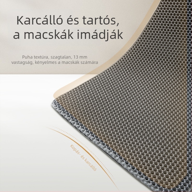 Eva kétszenes macskaalom-matta, mosható, csúszásmentes, homokszűrő, kopásálló