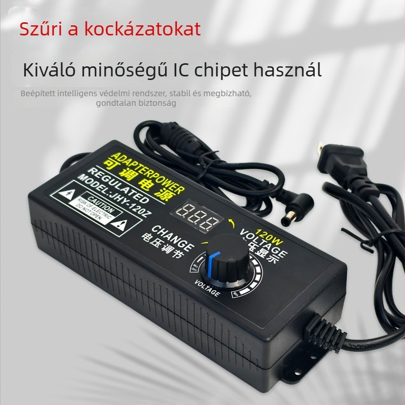 3V-24V-36V állítható tápegység LED-szalagokhoz, motorokhoz, ventilátorokhoz, vízpumpához, feszültségszabályozóhoz és fordulatszám-szabályozóhoz