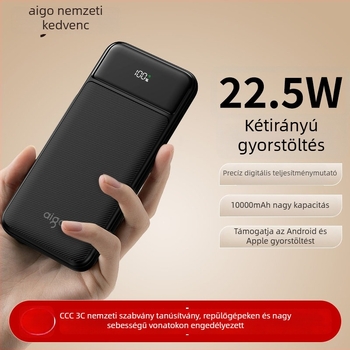 Patriot 3C-tanúsítványú power bank, 10 200 mAh, 22,5W gyors töltés, kétirányú töltés
