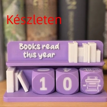 Könyvespolcra való olvasási számláló