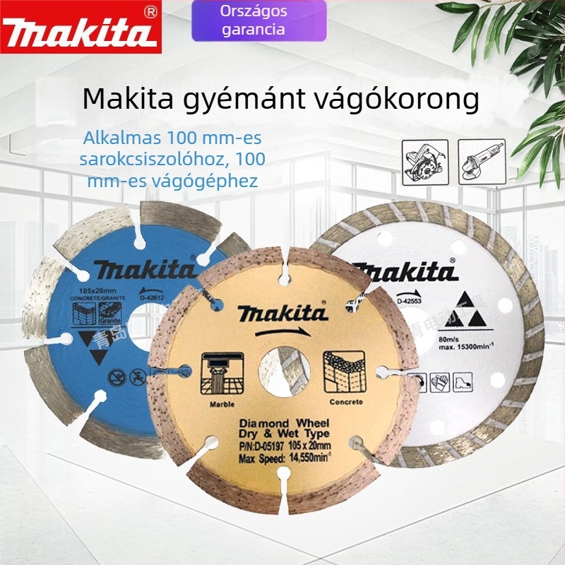 Makita gyémánt vágókorong márványhoz, gránithez, betonhoz és csempéhez
