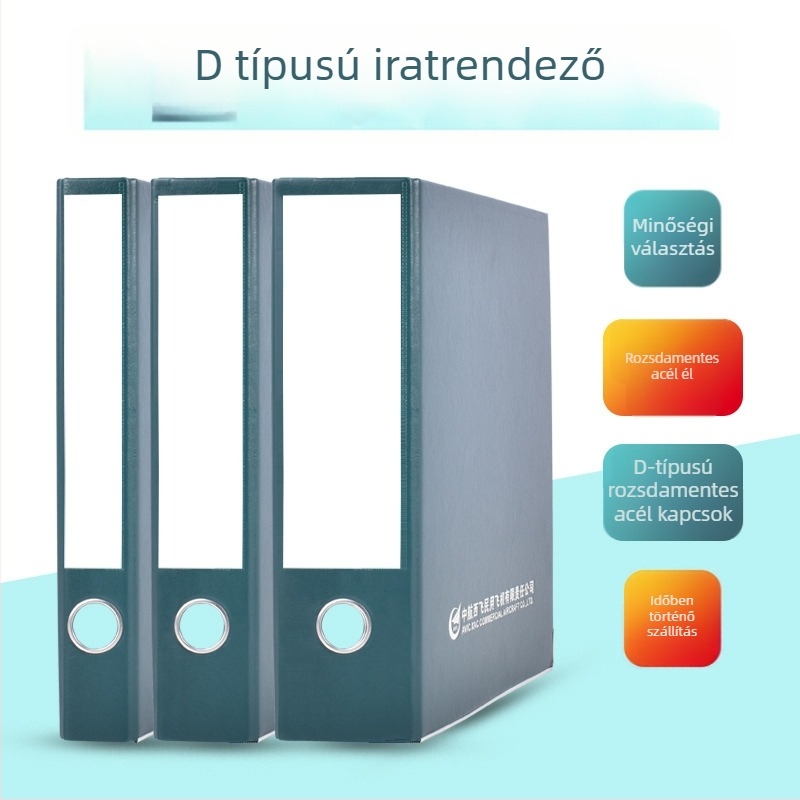 D típusú karton archív doboz, A4 méretű