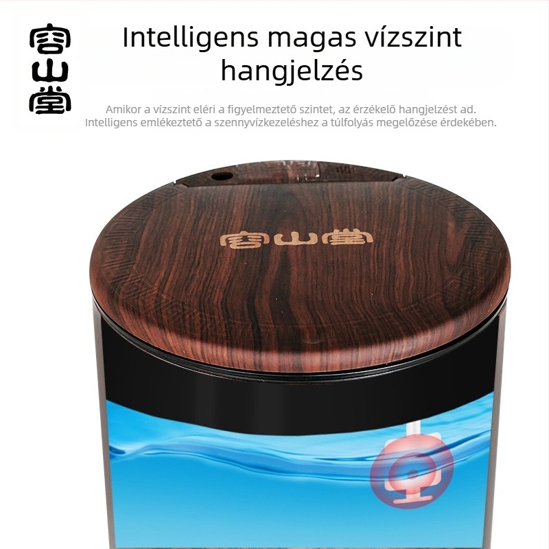 Rozsdamentes acél teahulladék-tartály intelligens szenzorral, vízszint-érzékelővel és szűrővel kereskedelmi használatra