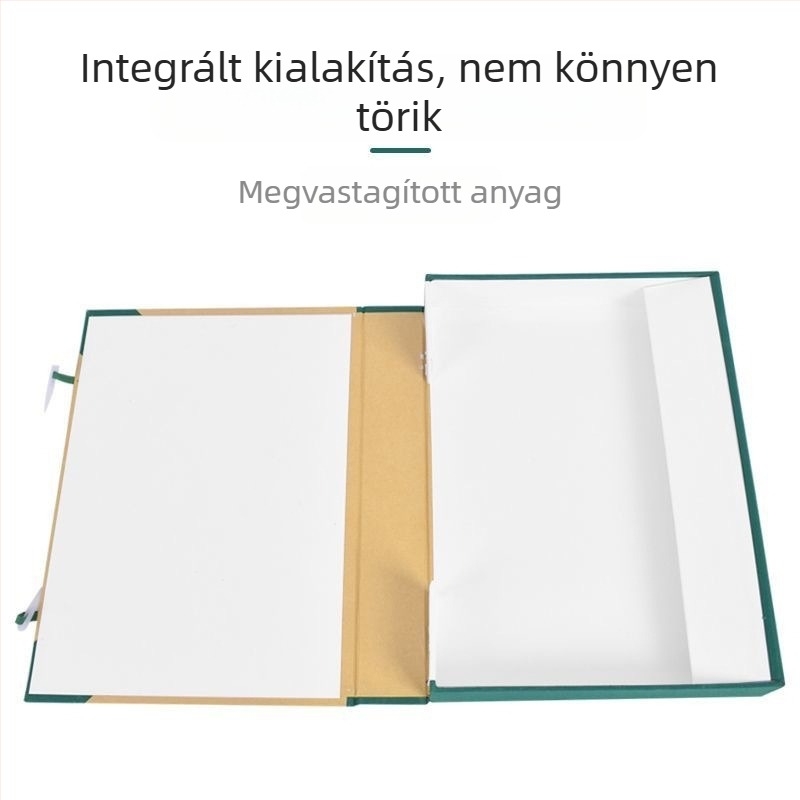 Kartondoboz városi építési dokumentumok archiválására, nagy kapacitás, méretek 31,5 x 22,5 x 5 cm, Modell 6, 1,2 mm vastagság