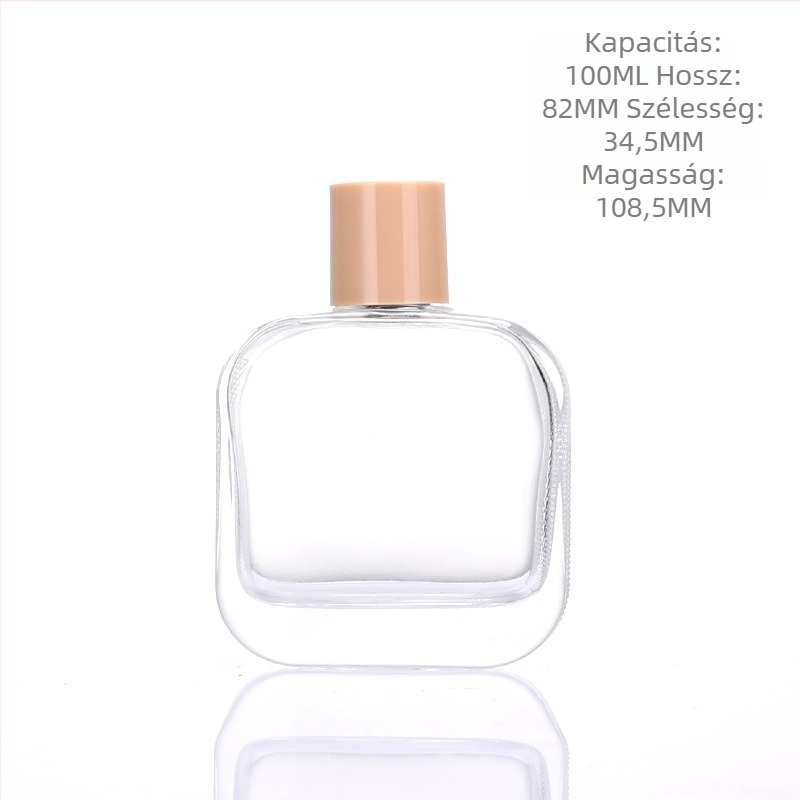 30 ml üveg parfüm adagoló üveg, üres kozmetikai minta üveg, vastagított nyomó típusú virágvíz szóróüveg