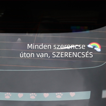 Személyre szabott kreatív szöveges autómatrica ablakokra és napfénytetőre
