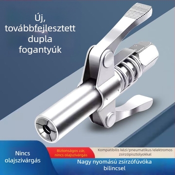 Kézi magasnyomású zsírzópisztoly zárható fúvókával