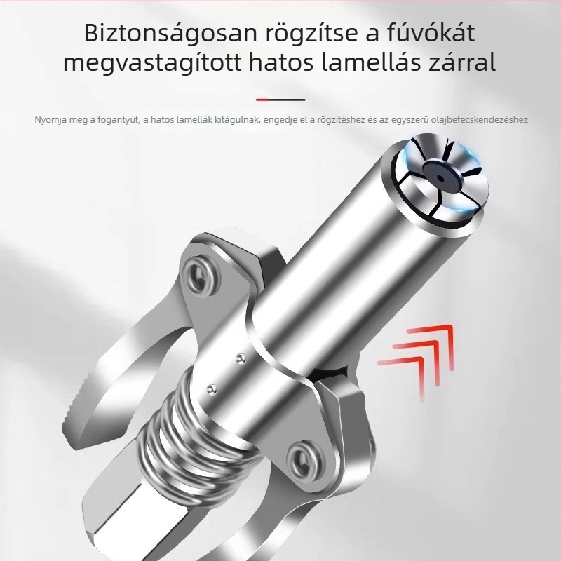 Kézi magasnyomású zsírzópisztoly zárható fúvókával