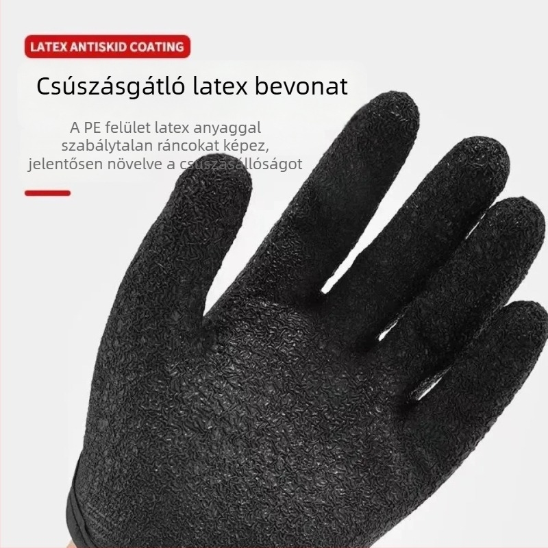Férfi horgász kesztyűk – szúrásálló, vízálló, tengeri horgászat, vágásálló és csúszásmentes