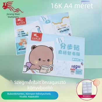 Szerencsés madár – matt öntapadós könyvborító fólia, A4/16K – vízálló, szakadásálló, alkalmazható lépésenként