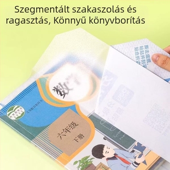 Szerencsés madár – matt öntapadós könyvborító fólia, A4/16K – vízálló, szakadásálló, alkalmazható lépésenként