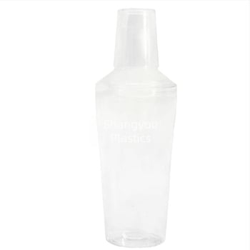 500 ml átlátszó PET teakeverő pohár hideg teához