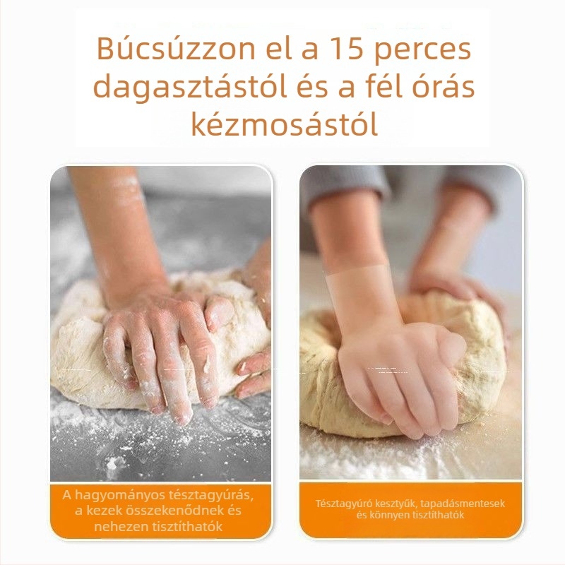 TPE étkezési minőségű egyszer használatos kesztyűk konyhai feladatokra, dagasztáshoz, sütéshez és takarításhoz; vastagított és tartós