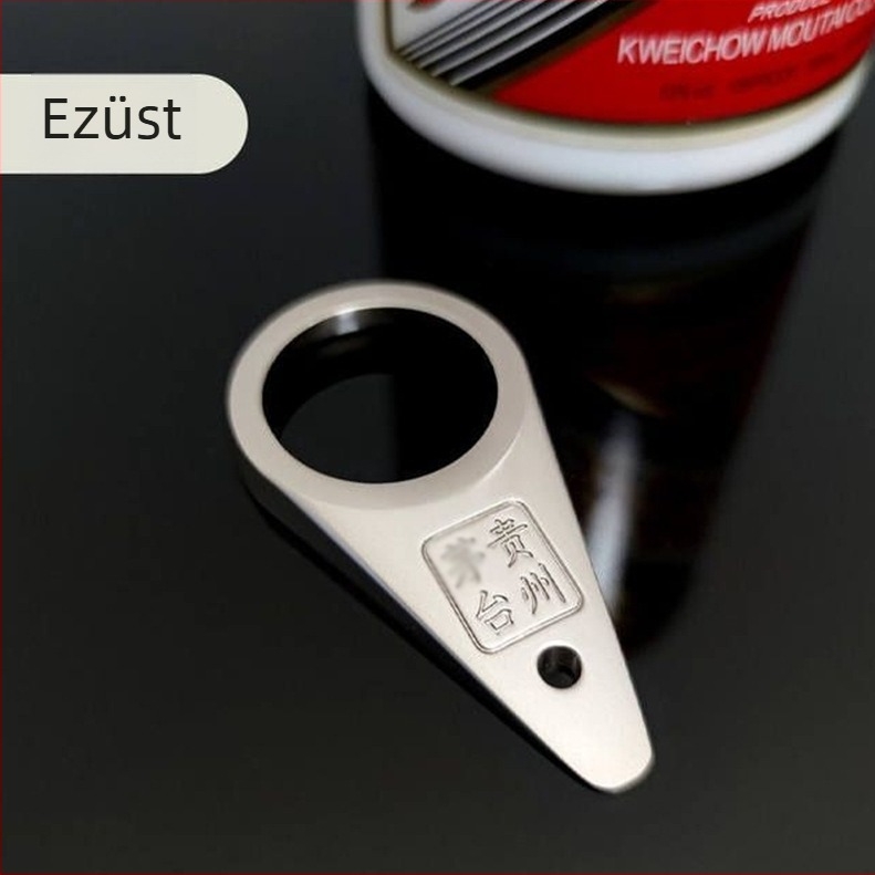 Maotai formájú palacknyitó kulcstartó Feitian likőrhöz, kupak eltávolító