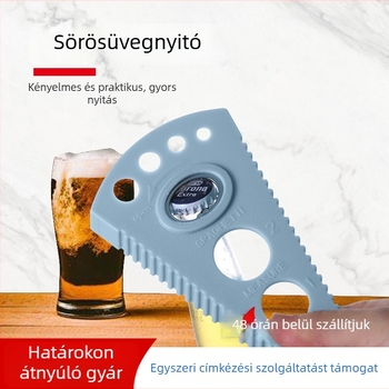 Többfunkciós sörnyitó beépített lyukkal a kupakok eltávolításához – kényelmes háztartási eszköz