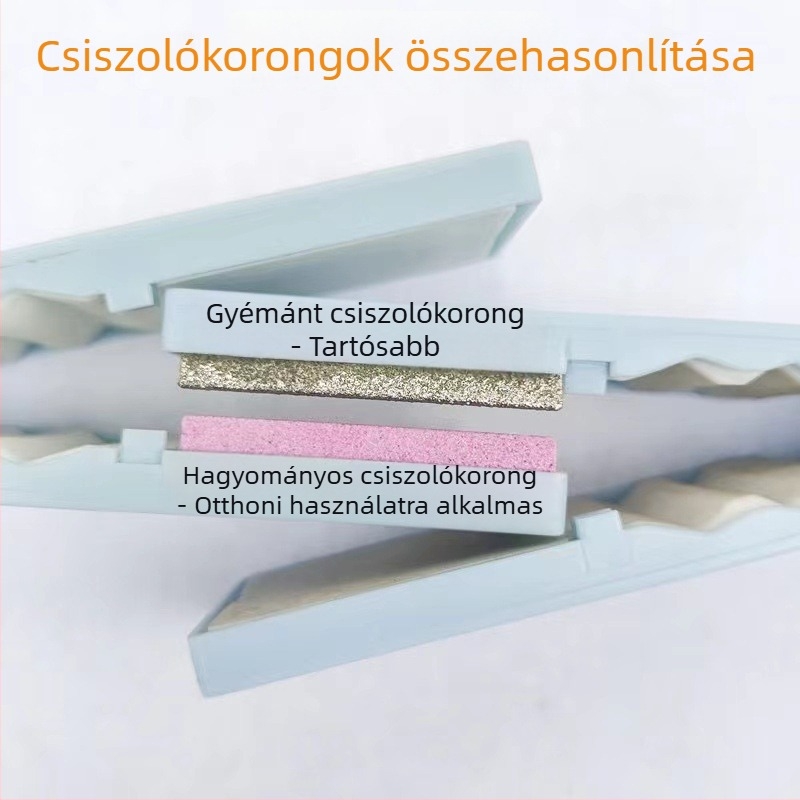 Rozsdamentes acélból készült nővér üvegnyitó, csiszolókerékkel üvegekhez és ampulákhoz – többfunkciós biztonsági eszköz