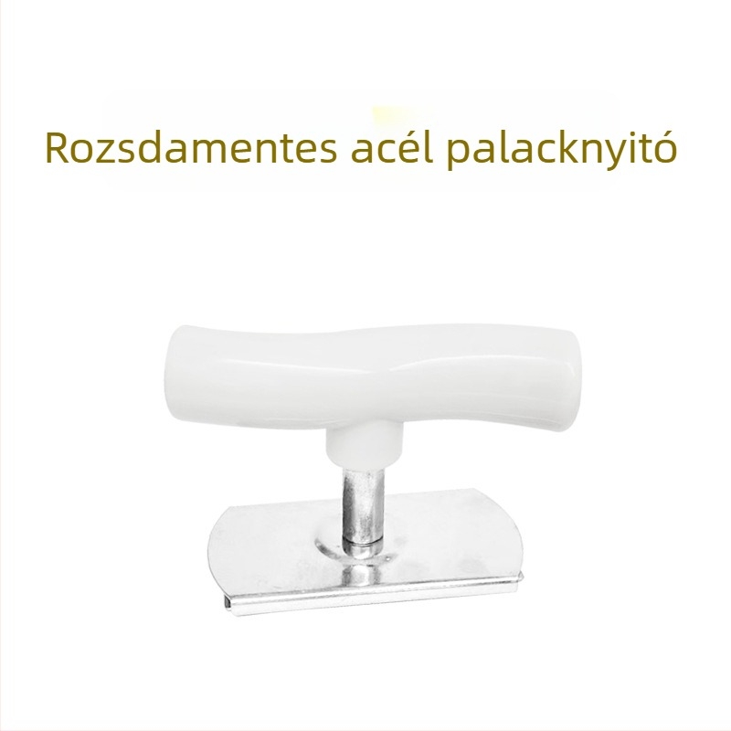 Többfunkciós rozsdamentes acél konzerv- és üvegnyitó, konyhai segéd, csúszásmentes fogantyú