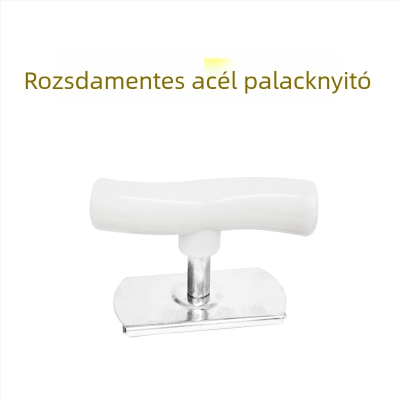 Többfunkciós rozsdamentes acél konzerv- és üvegnyitó, konyhai segéd, csúszásmentes fogantyú