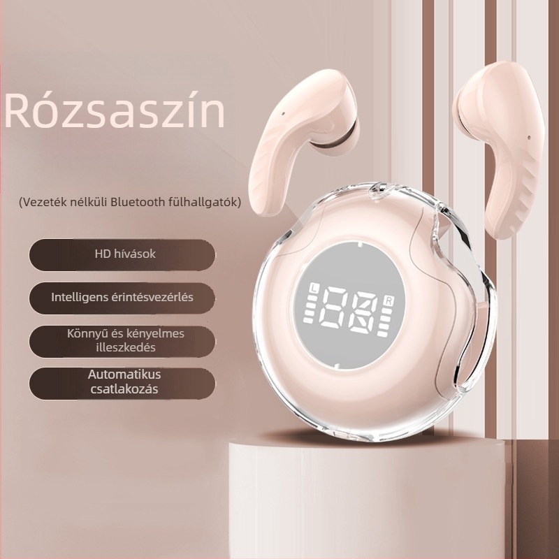 Bluetooth true wireless sportfülhallgató, fülben illeszkedő, zajszűrés, kiváló hangzás, híváskezelés, sportos dizájn, kompatibilis okostelekkel