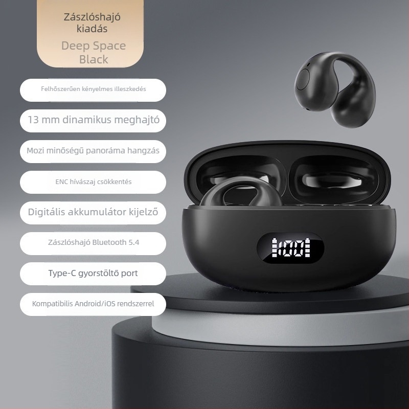Bluetooth true wireless sportfülhallgató, fülben illeszkedő, zajszűrés, kiváló hangzás, híváskezelés, sportos dizájn, kompatibilis okostelekkel