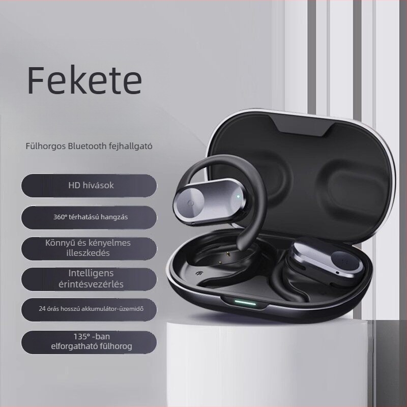 Bluetooth true wireless sportfülhallgató, fülben illeszkedő, zajszűrés, kiváló hangzás, híváskezelés, sportos dizájn, kompatibilis okostelekkel