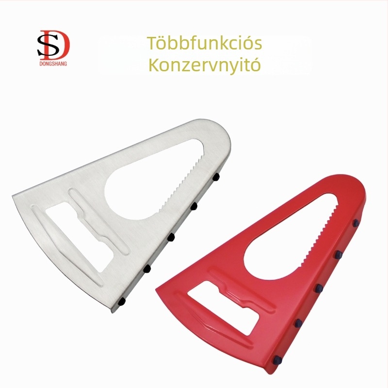 Multifunkcionális rozsdamentes acél konzerv- és üvegnyitó