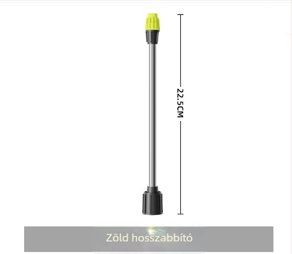 Légnyomású öntöző kanna tartozékok: permetező fej, kanna teste és fúvóka