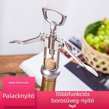 Többfunkciós falra szerelhető bor- és sörnyitó