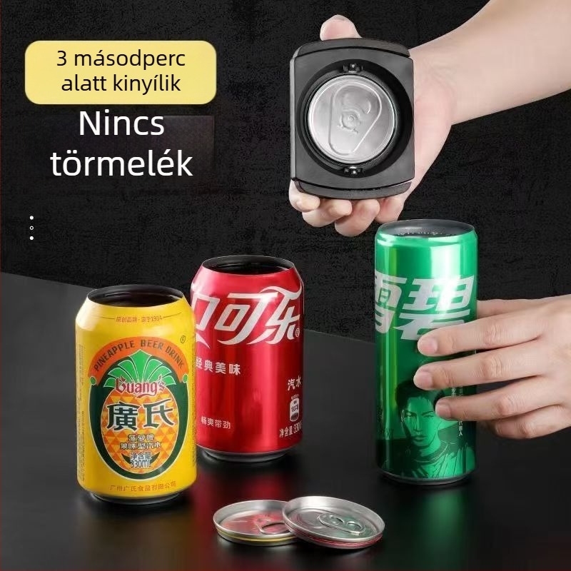 Új kreatív négy az egyben multifunkcionális konzerv- és üvegnyitó – italokhoz, hordozható otthonra és kültérre