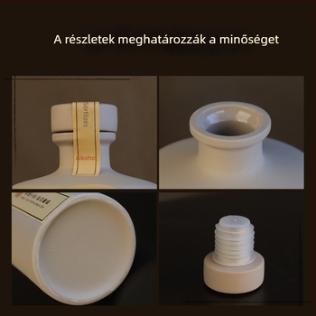 Antik stílusú kerámia borosüveg, üres üveg, 0,5 kg vagy 1,0 kg kiszerelés