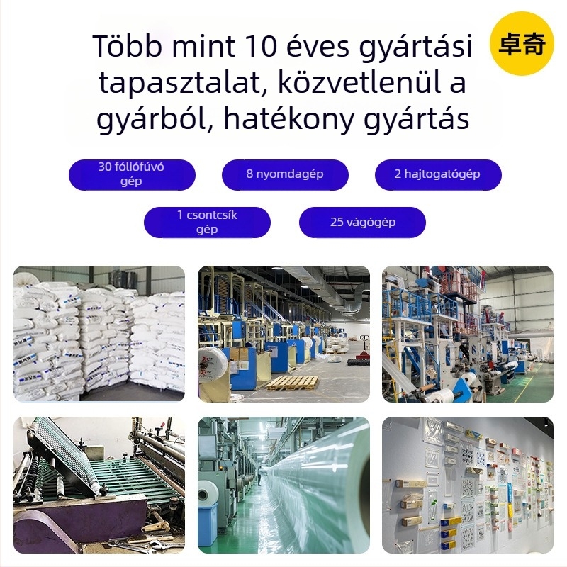 Vastag PE zárható élelmiszer-tároló tasak, antibakteriális, fagyasztáshoz és hűtéshez, háztartási élelmiszer-minőség