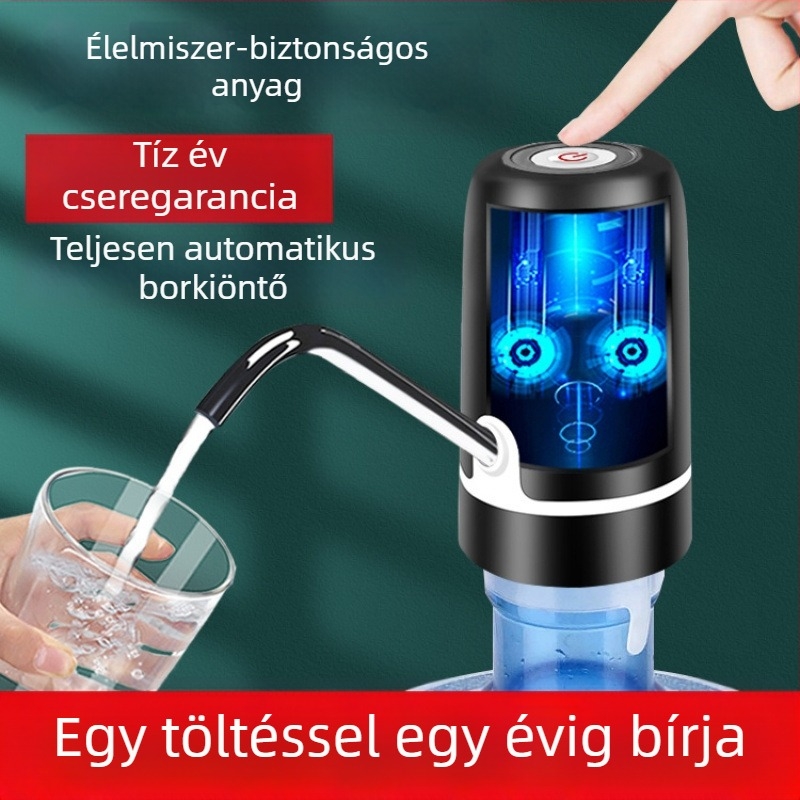 Teljesen automata háztartási boradagoló szívó- és szűrőfunkcióval