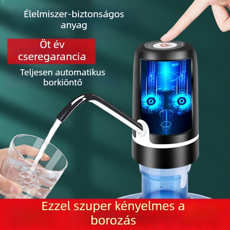 Teljesen automata háztartási boradagoló szívó- és szűrőfunkcióval